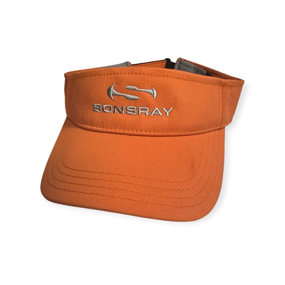 Sonsray Orange OSFM Retro Visor Vintage Summer Wear